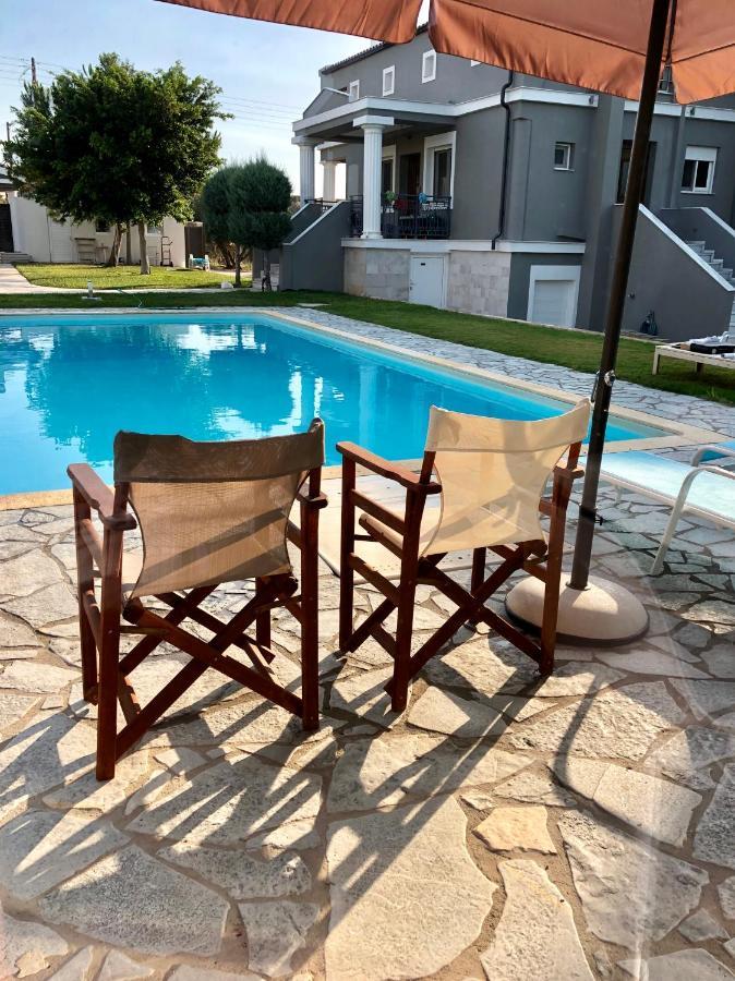 הוילה Posidhonía Sunlit Pool House מראה חיצוני תמונה