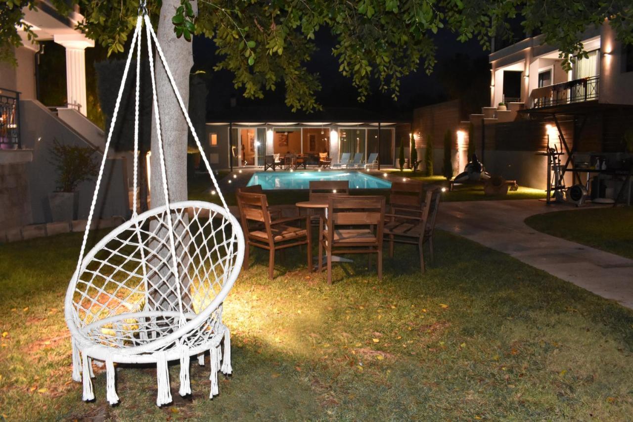 הוילה Posidhonía Sunlit Pool House מראה חיצוני תמונה